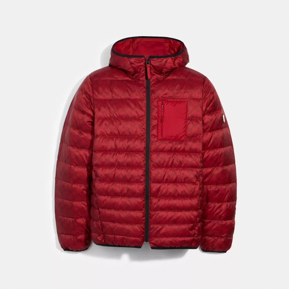 COACH® Packable Hooded Down Jacket