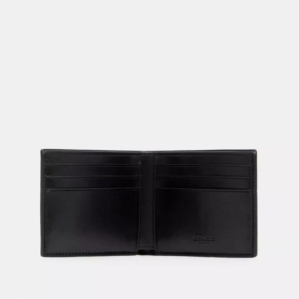 COACH® Outlet Slim Billfold Wallet In Signature Canvas With Varsity
