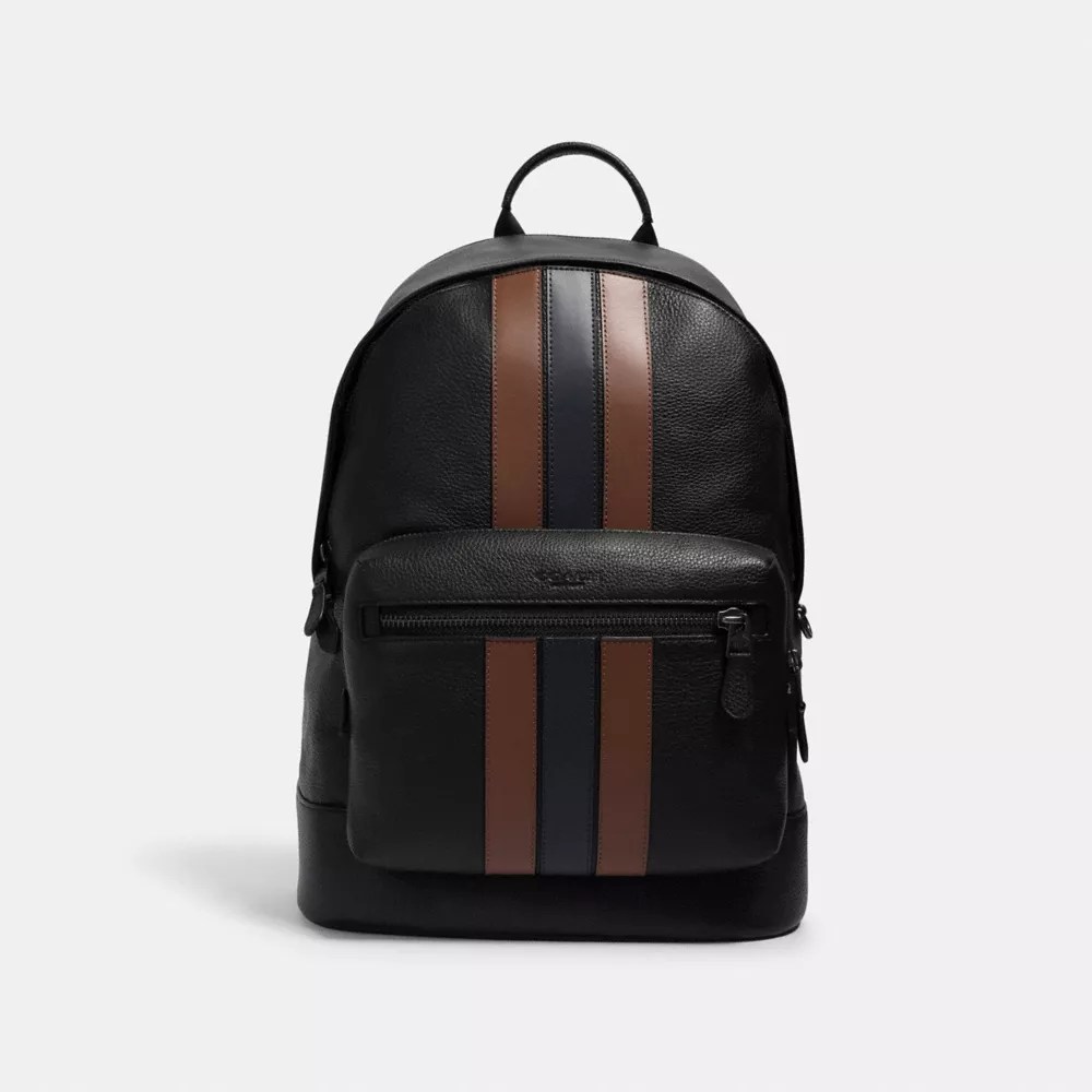 COACH® Outlet West Backpack With Varsity Stripe