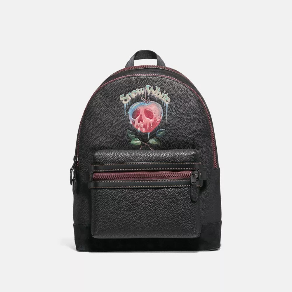 Disney X Coach Academy Backpack With Poison Apple Graphic COACH®