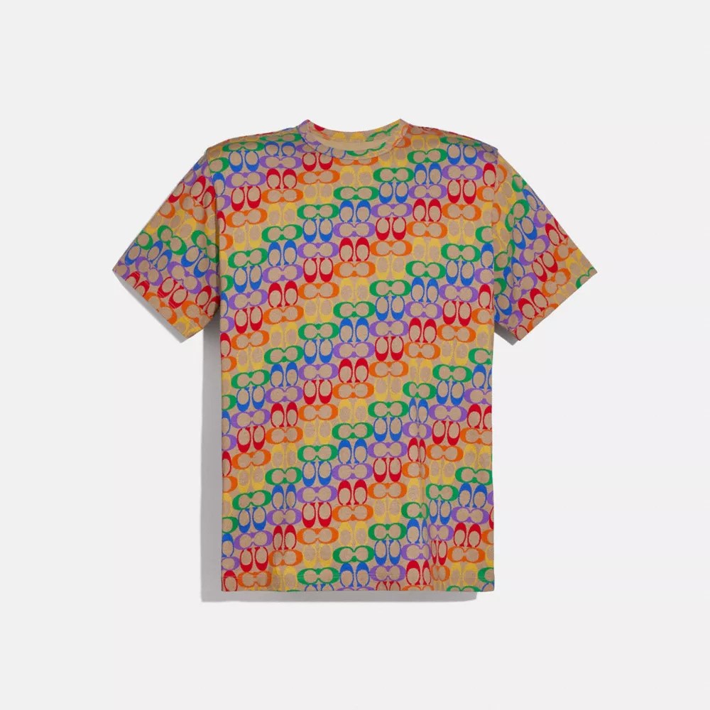 COACH® Rainbow Signature T Shirt