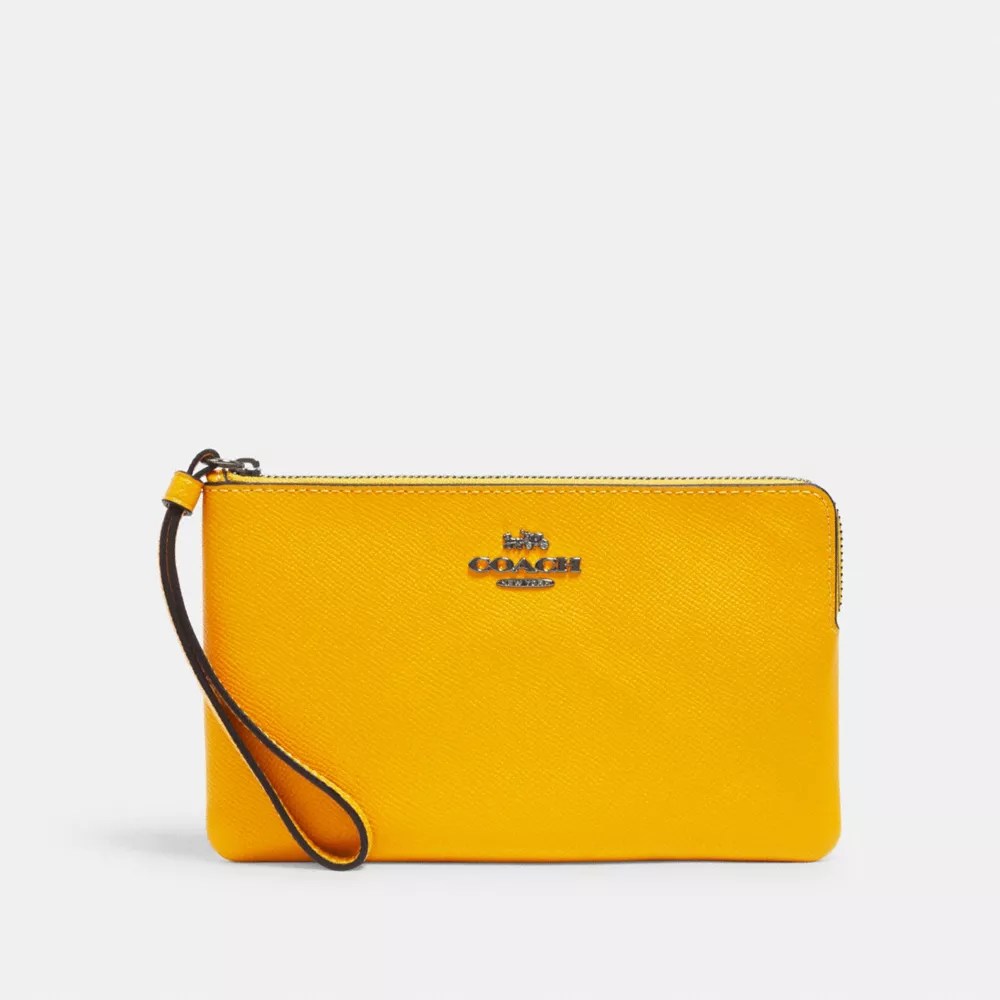 COACH® Outlet Large Corner Zip Wristlet