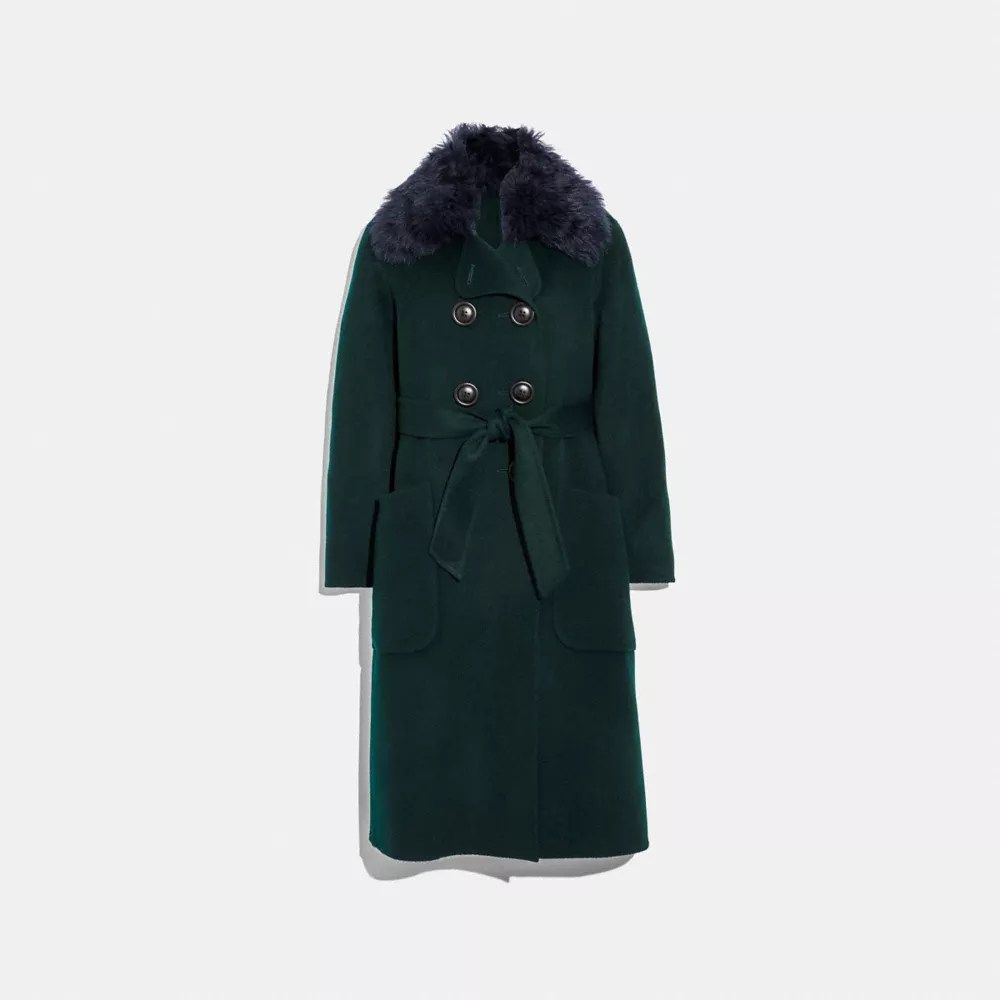 Luxury Wool Trench Coat COACH®