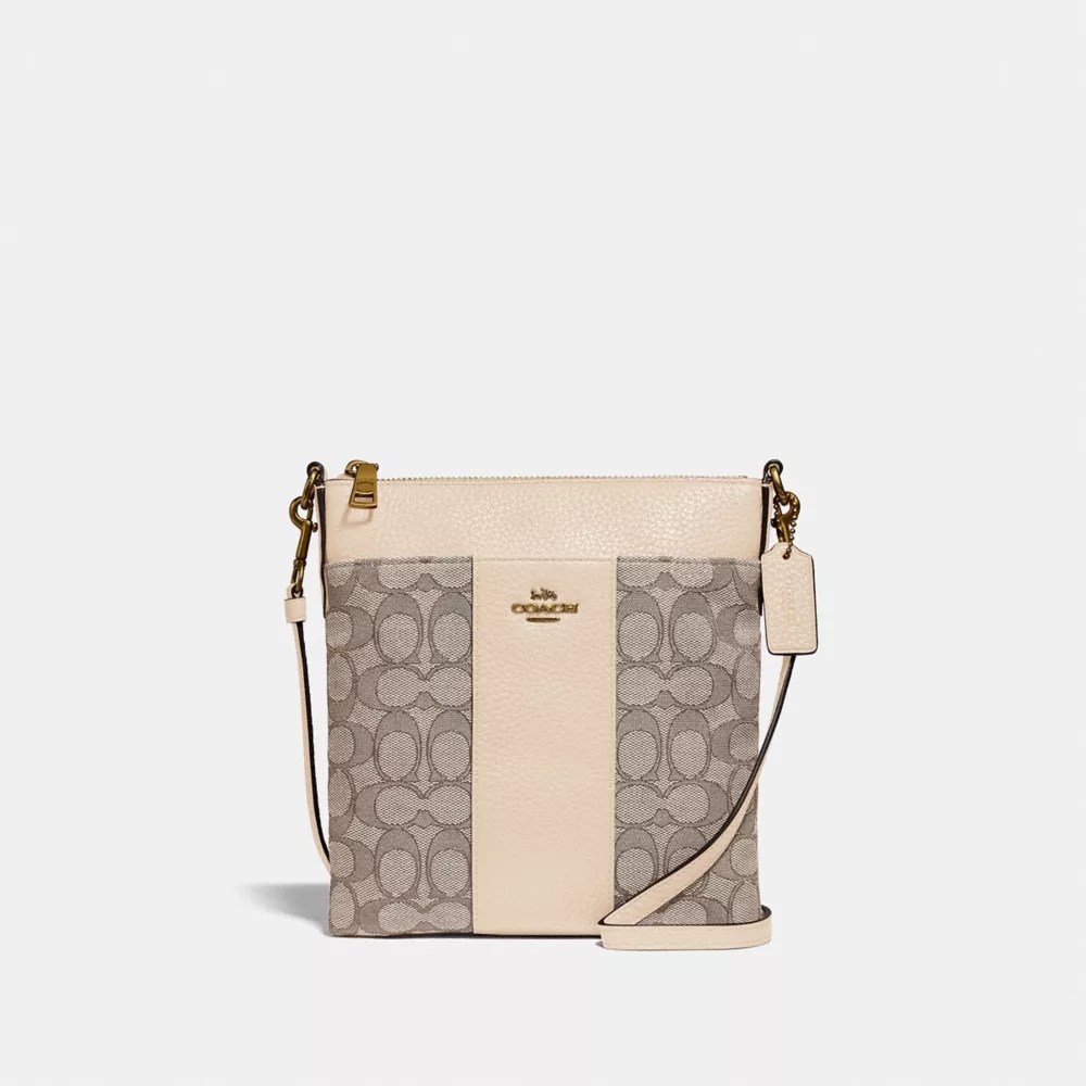 COACH® Kitt Messenger Crossbody In Signature Jacquard