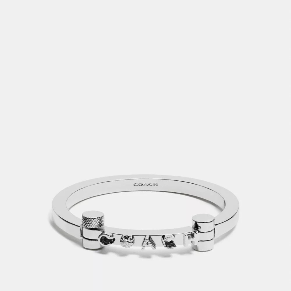 COACH® Coach Metal Hinged Bangle