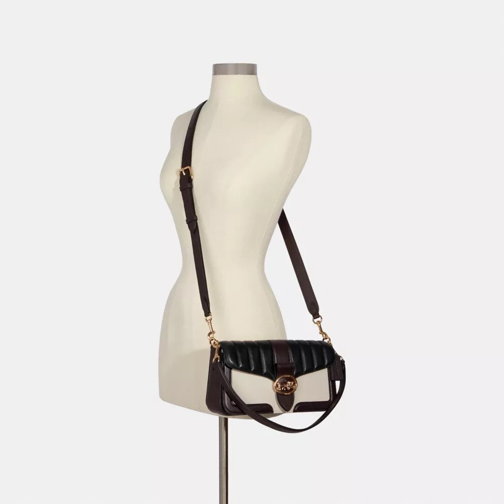 COACH® Outlet Shoulder Bag With Colorblock Linear Quilting