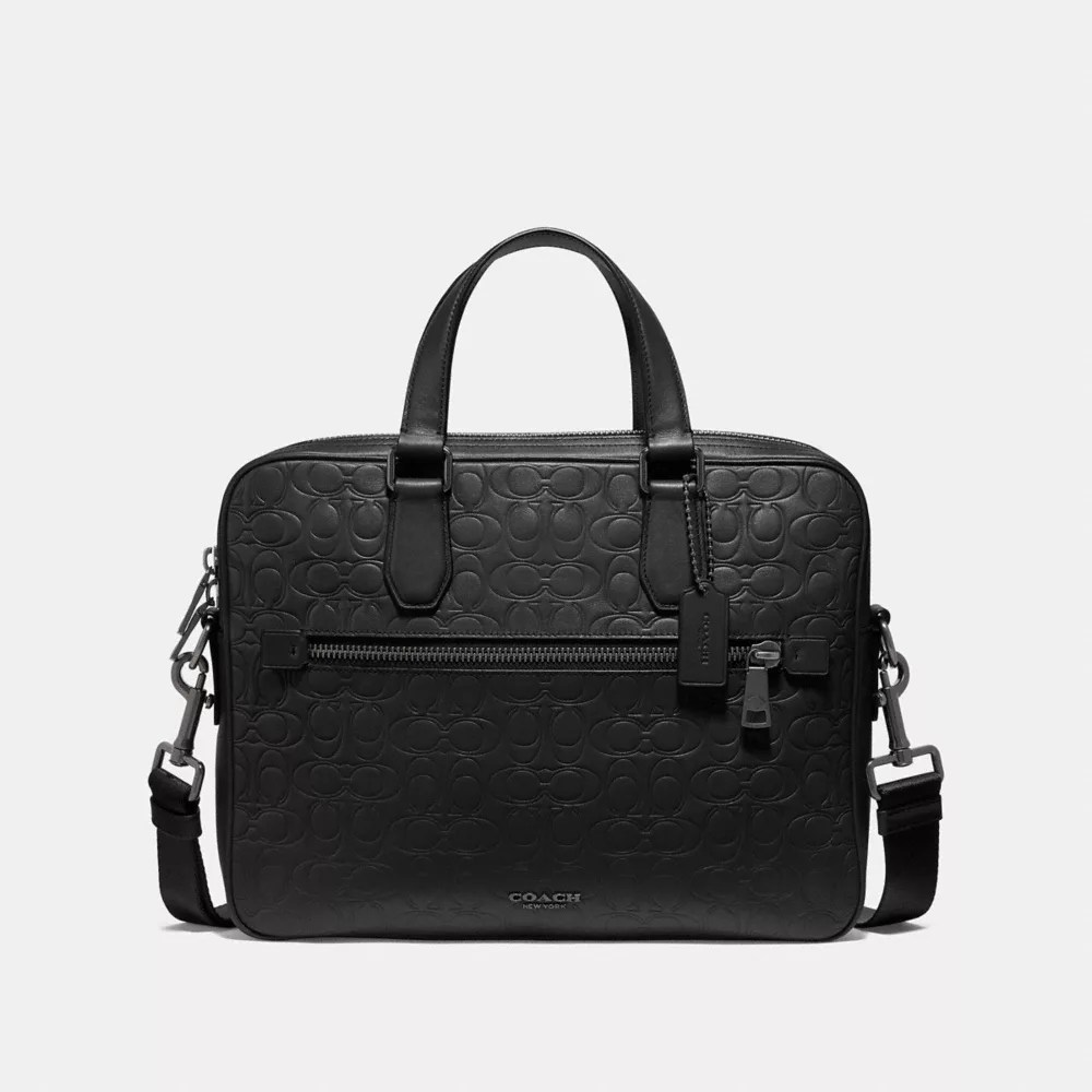 COACH® Kennedy Brief In Signature Leather