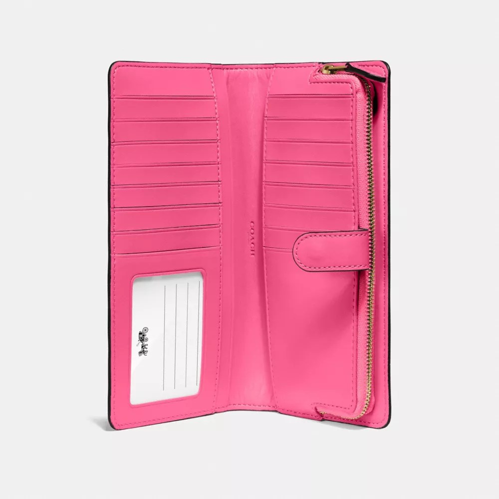 Coach Pink Slim Wallet munimoro.gob.pe