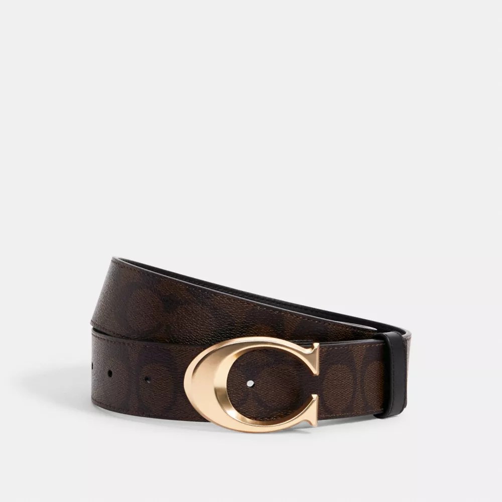 COACH® Outlet Signature Buckle Belt, 38 Mm