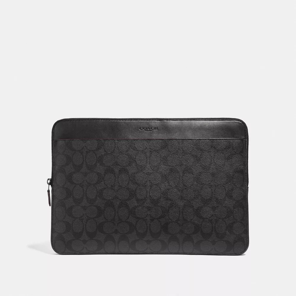 COACH® Laptop Case In Signature Canvas