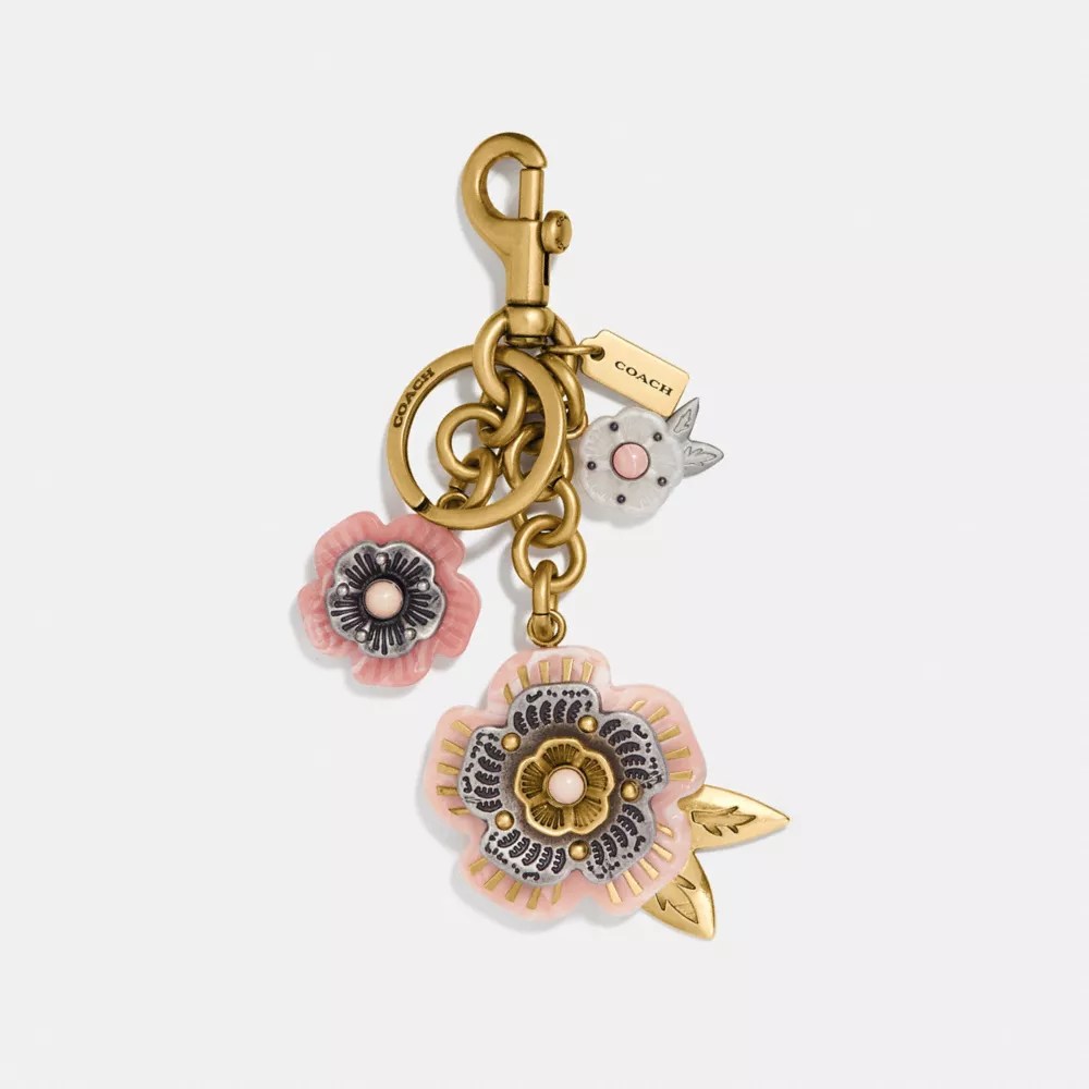 Tea Rose Mix Bag Charm COACH®