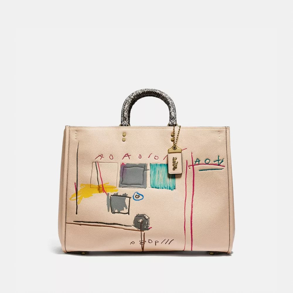 COACH® Coach X Jean Michel Basquiat Rogue 39 With Snakeskin Detail