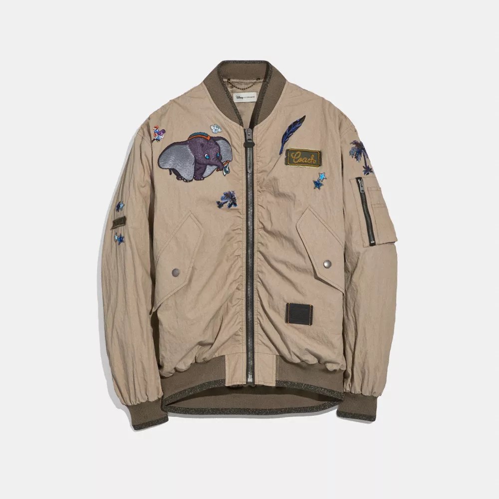 One Of A Kind Customized Disney X Coach Embellished Ma 1 Jacket COACH®