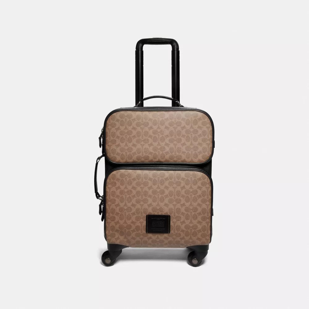 Academy Travel Wheeled Carry On In Signature Canvas COACH®