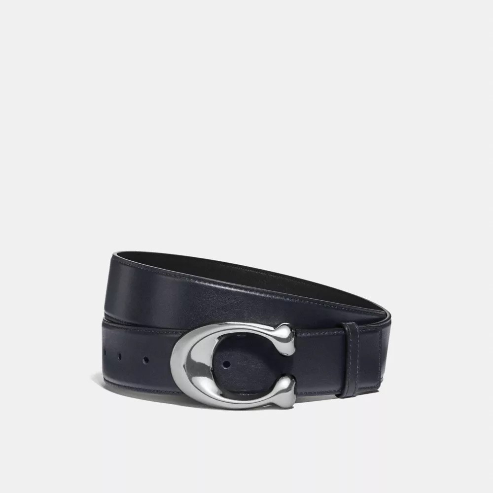 COACH® Signature Buckle Cut To Size Dress Belt, 38 Mm lupon.gov.ph