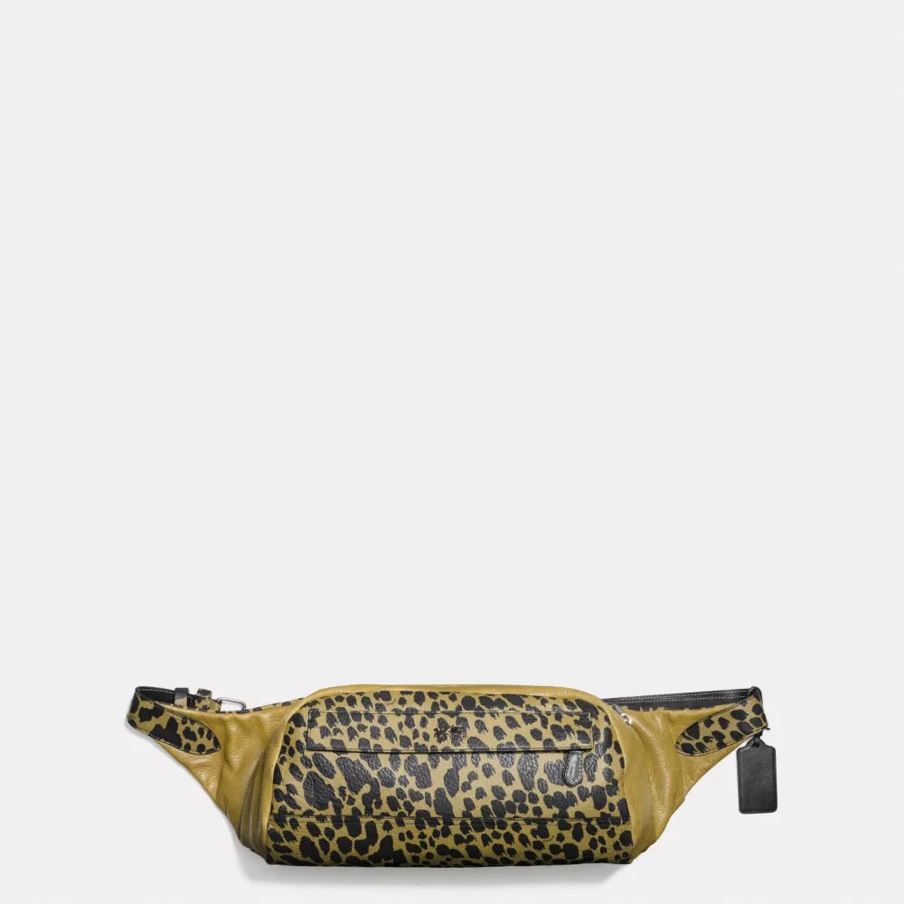 Small Hip Bag In Printed Pebble Leather COACH®