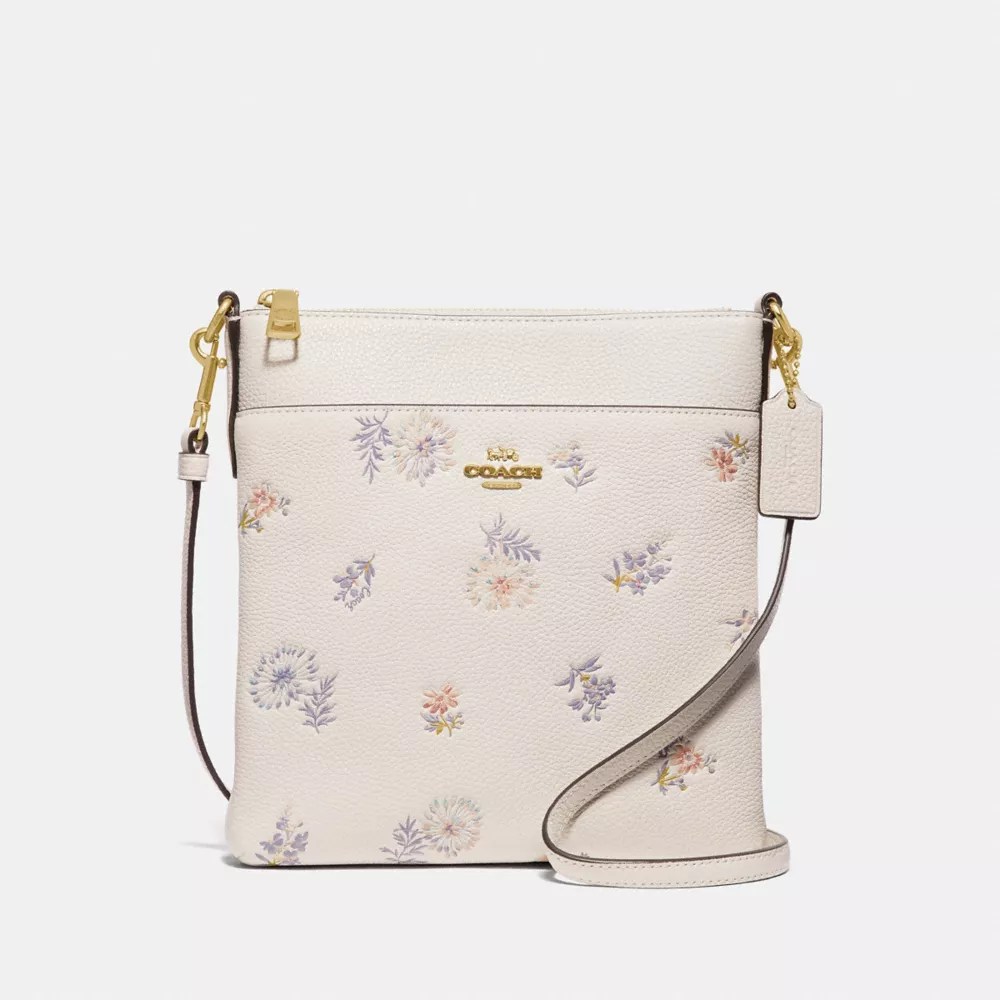 Kitt Messenger Crossbody With Meadow Prairie Print COACH®