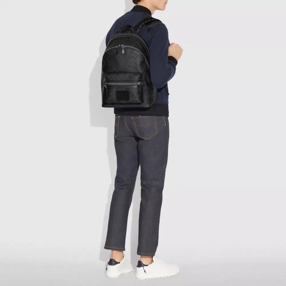 COACH® Academy Backpack In Signature Canvas