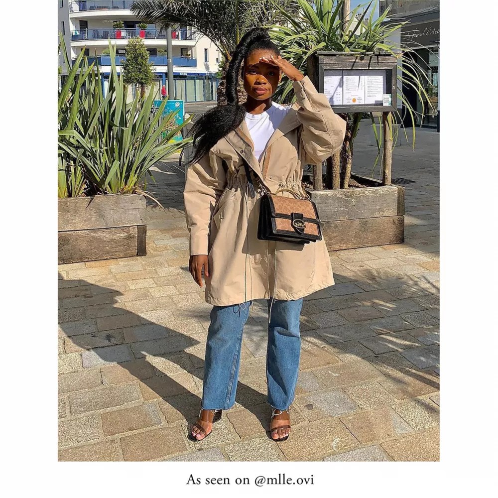 COACH® Riley Top Handle 22 In Signature Canvas