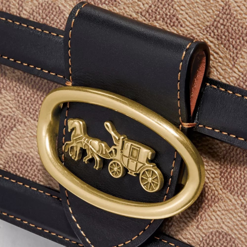 COACH® Riley Top Handle 22 In Signature Canvas