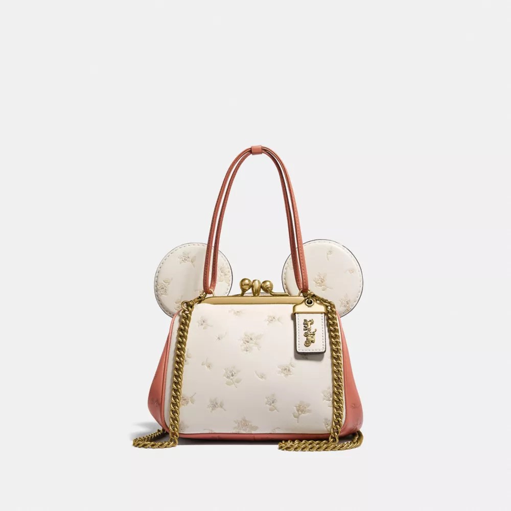 COACH® Disney X Coach Minnie Mouse Kisslock Bag