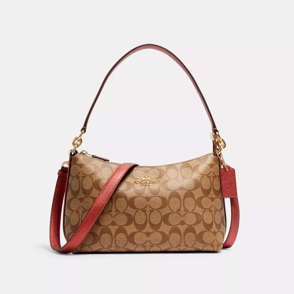 COACH® Outlet Lewis Shoulder Bag In Signature Canvas