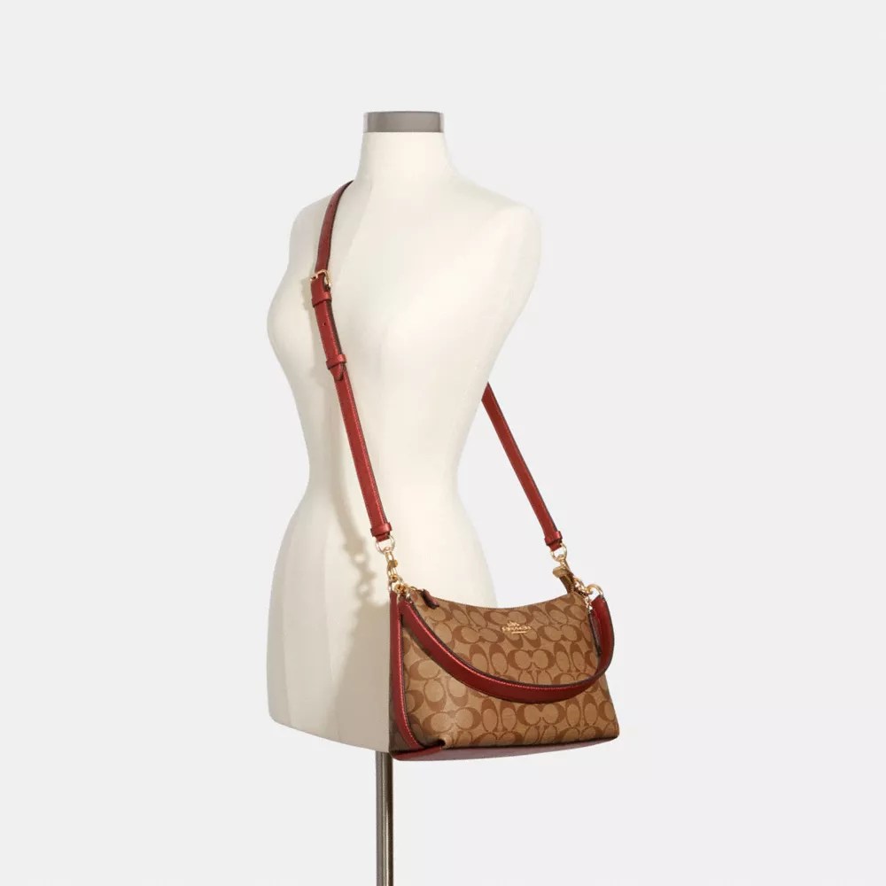 COACH® Outlet Lewis Shoulder Bag In Signature Canvas