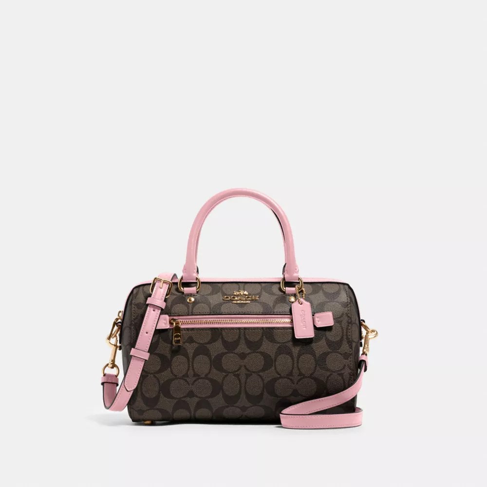 COACH® Outlet Rowan Satchel In Signature Canvas