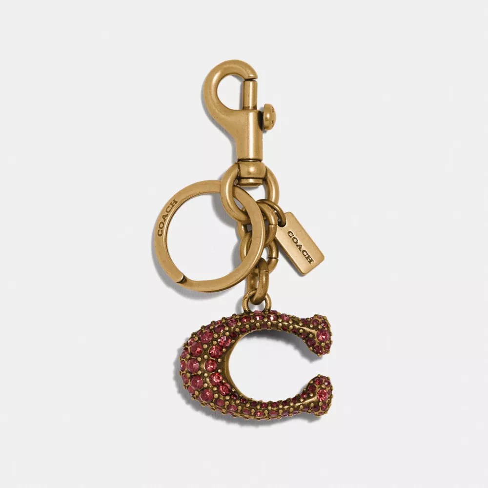 COACH® Signature Bag Charm