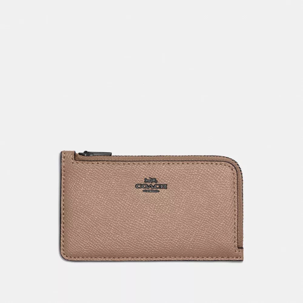 COACH® Small L Zip Card Case In Colorblock