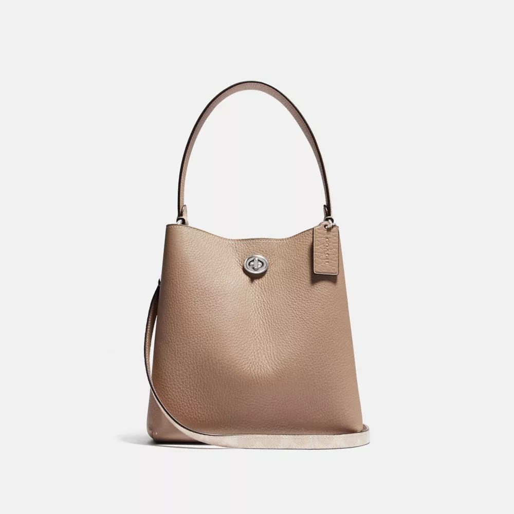 Charlie Bucket Bag 21 In Blocked Signature Canvas COACH®