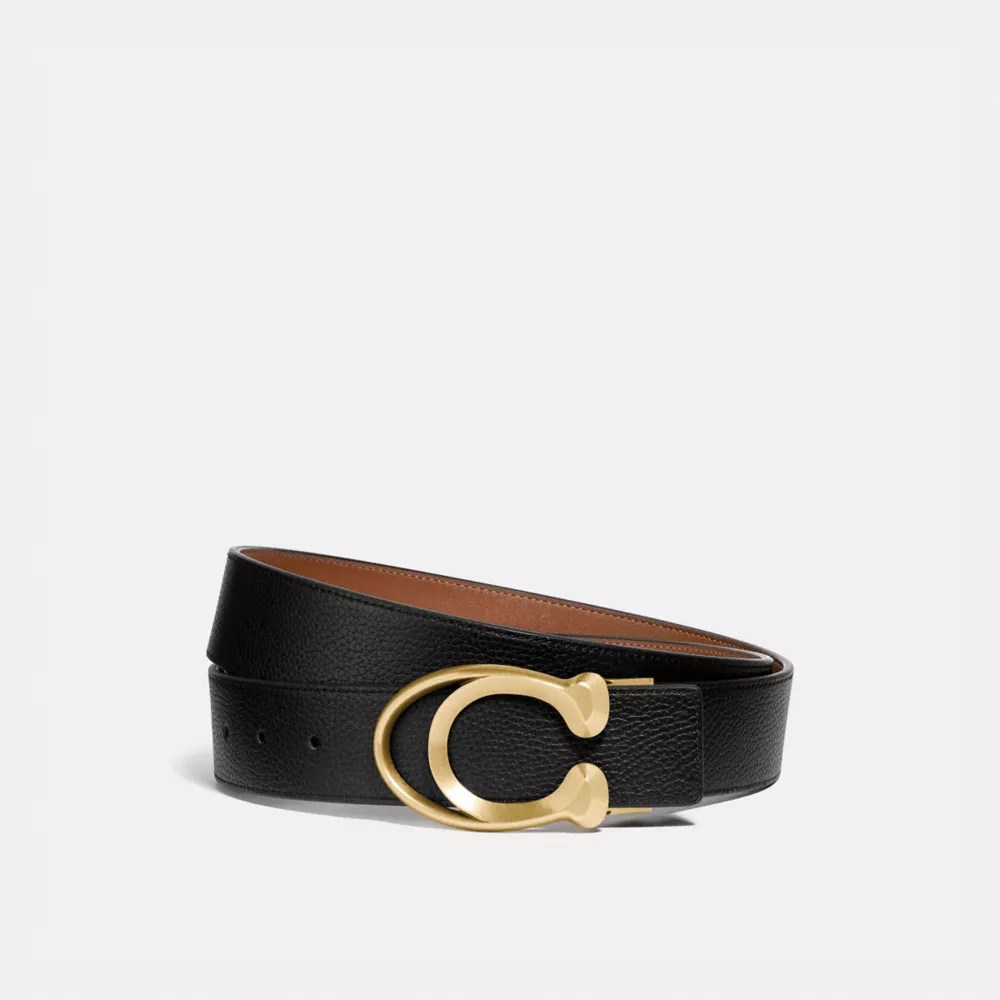 COACH® Signature Buckle Belt, 38 Mm