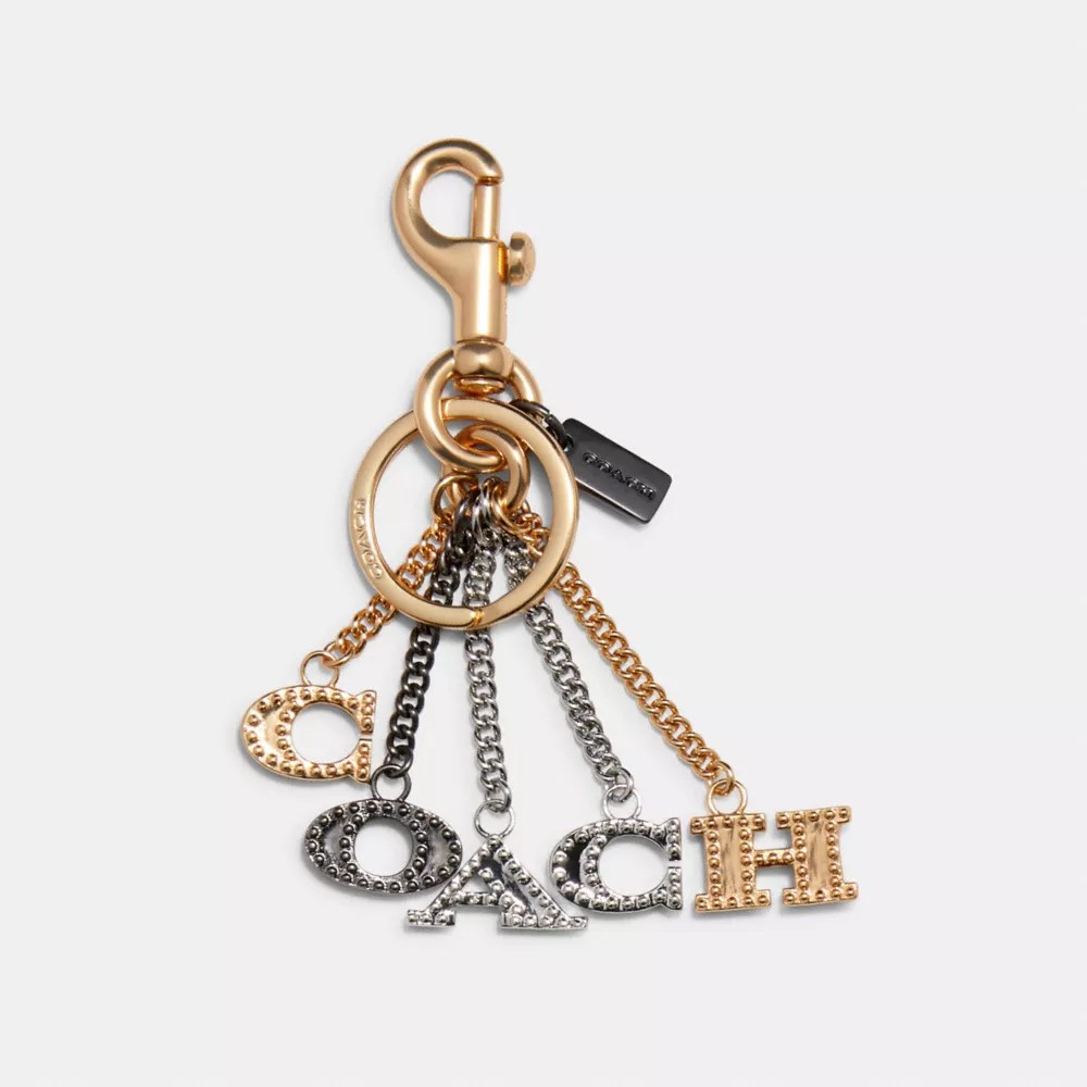 COACH® Outlet Perforated Coach Bag Charm