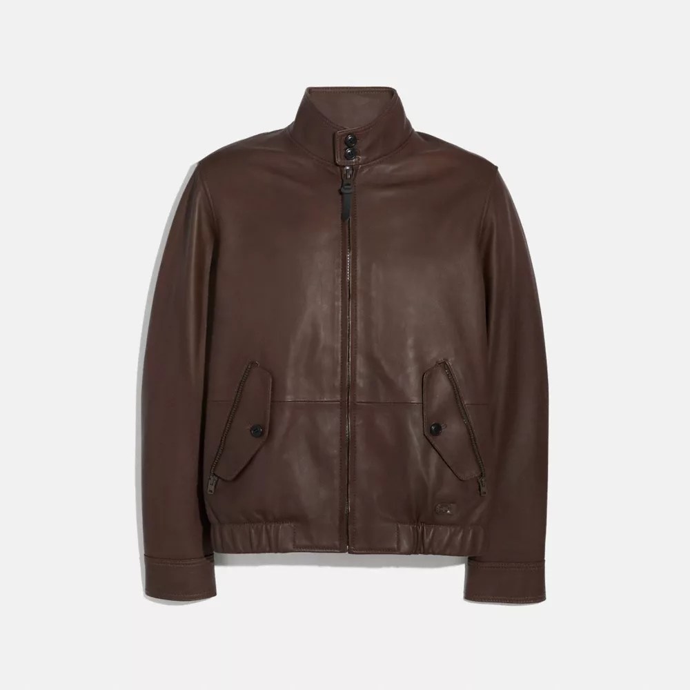 COACH® Leather Jacket