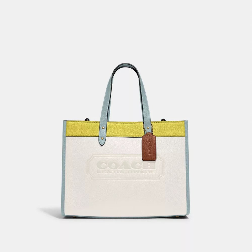 38％割引オレンジ系大特価放出！ COACH 大判トートLaptop Style Tote【B4対応】 トートバッグ バッグオレンジ系OTA