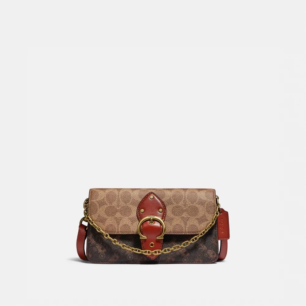 Coach Beat Crossbody Clutch In Signature Canvas With Horse And Carriage Print ModeSens