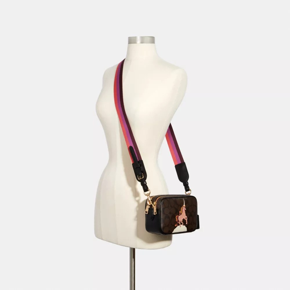 COACH® Outlet Jes Crossbody 20 In Signature Canvas With Unicorn