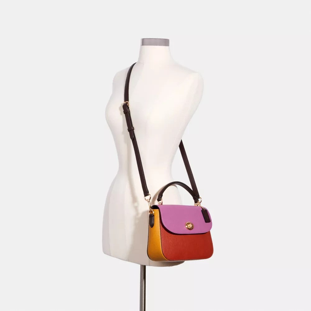 COACH® Outlet Marlie Top Handle Satchel In Colorblock