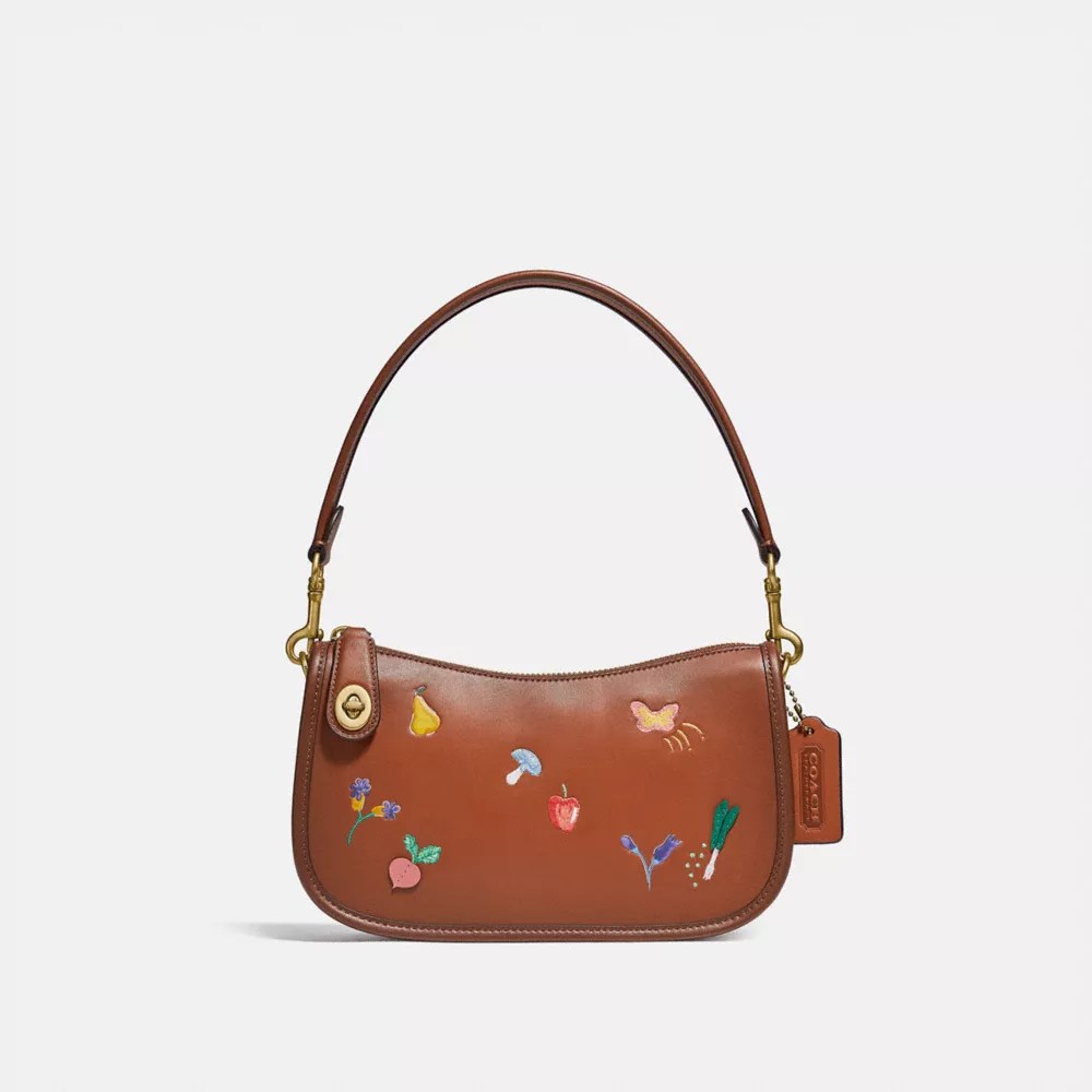 Swinger Bag With Garden Embroidery COACH®