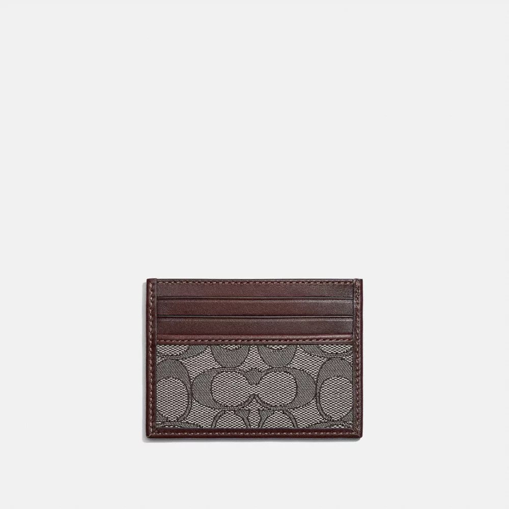 COACH® Card Case In Signature Jacquard
