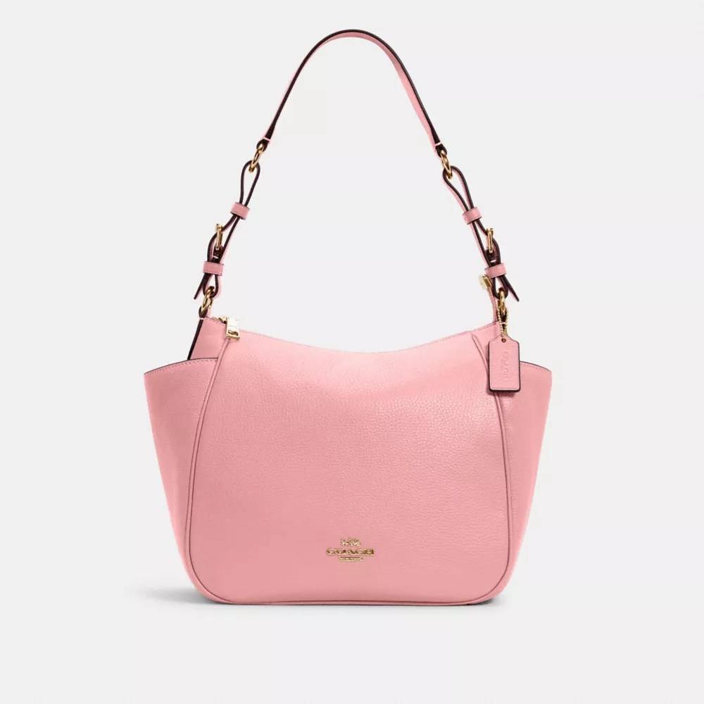 Coach Women's Rori Shoulder Bag In Gold/bubblegum ModeSens