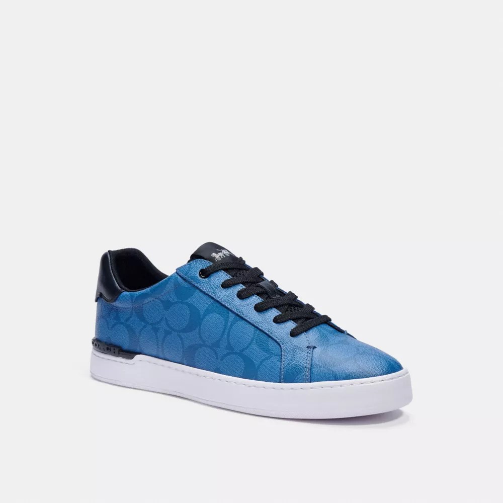 Coach Men's Clip Low Top Sneaker In Blue ModeSens