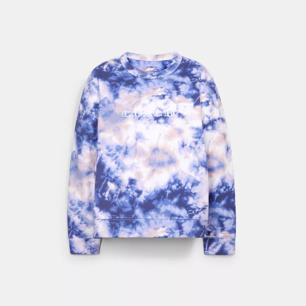 COACH® Outlet Tie Dye Sweatshirt