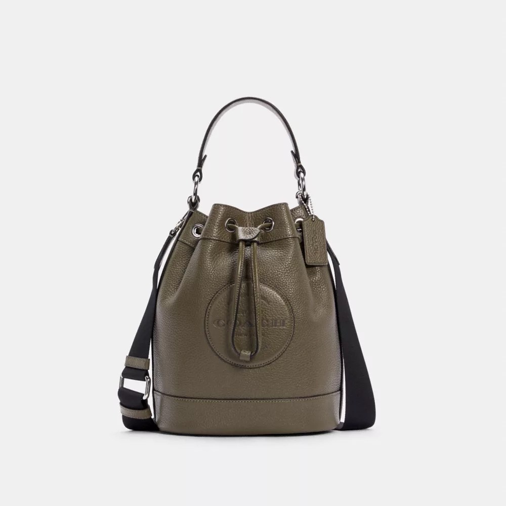 COACH® Outlet Dempsey Drawstring Bucket Bag