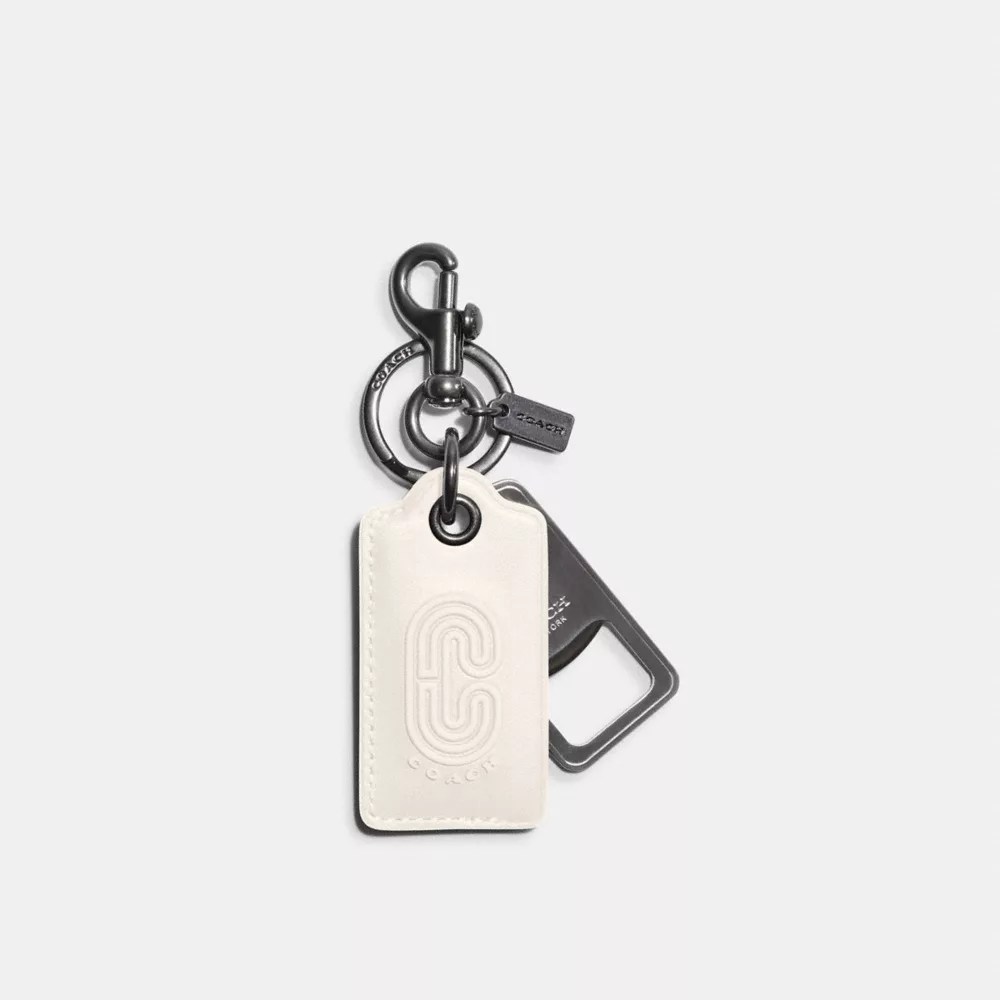 COACH® Outlet Bottle Opener Key Fob With Coach Patch