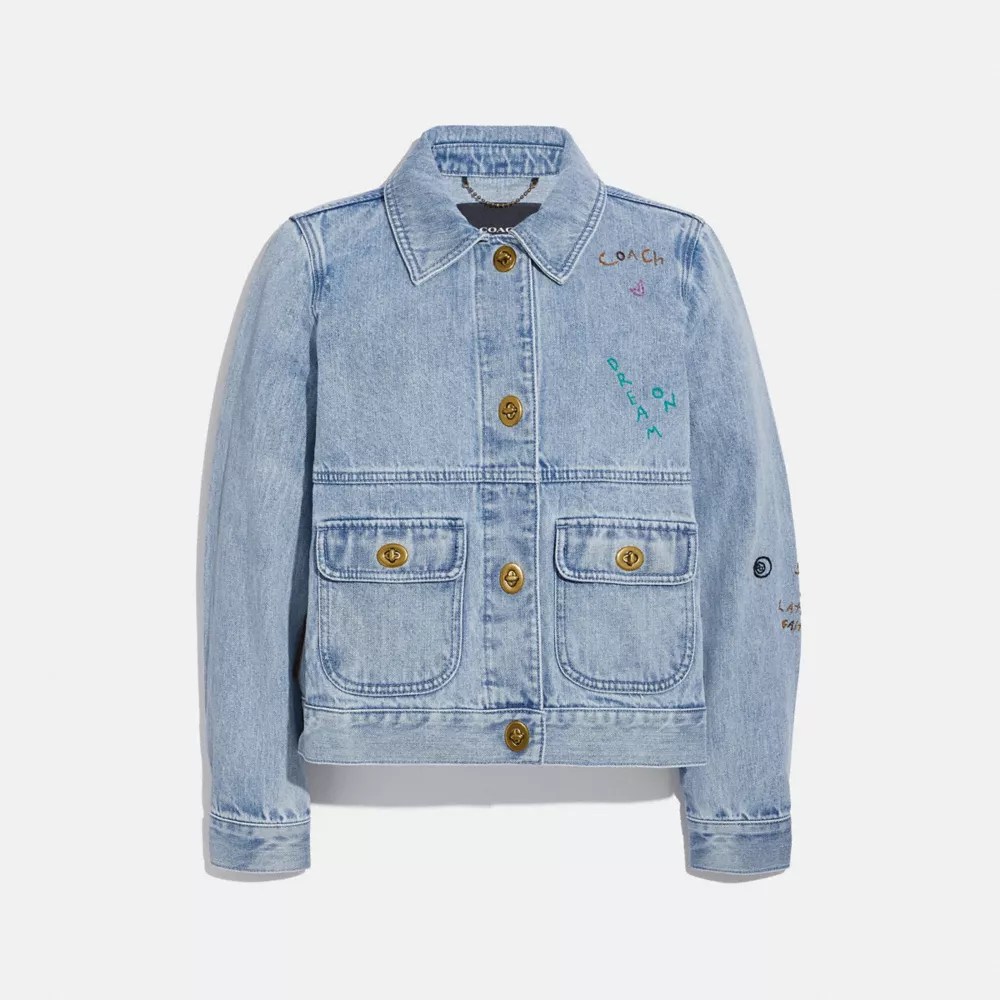 Washed Denim Jacket COACH®