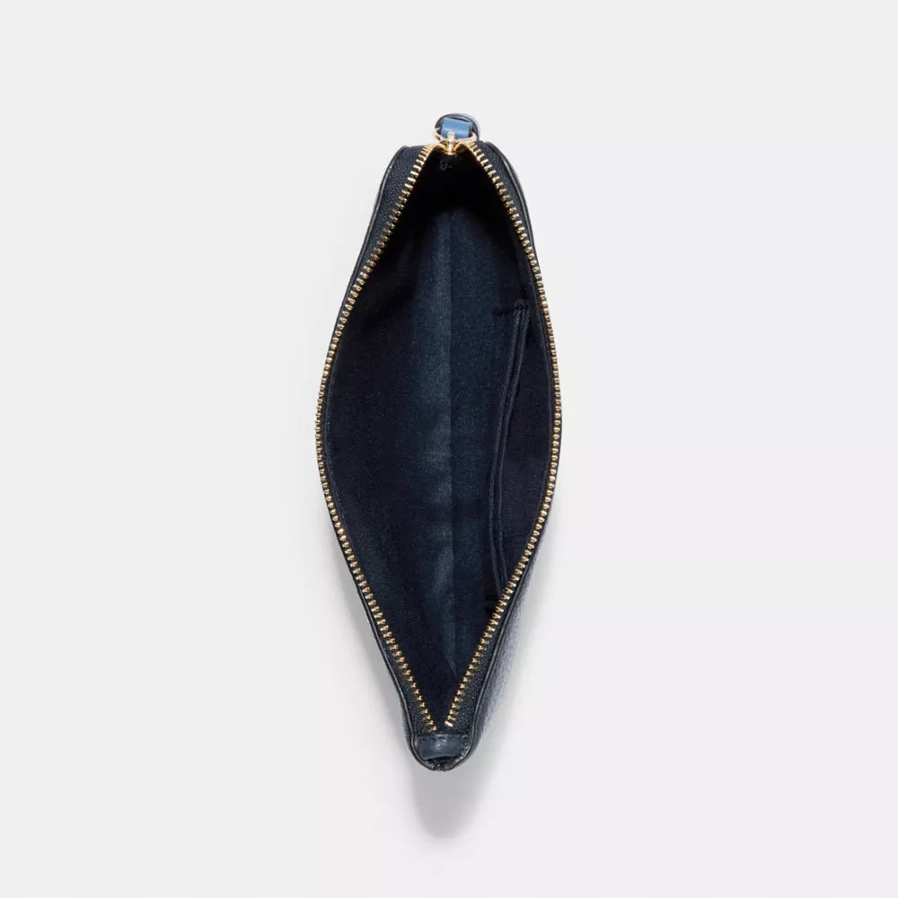 COACH® Outlet Large Corner Zip Wristlet With Horse And Carriage