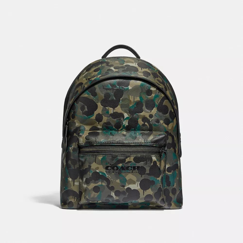 Charter Backpack With Camo Print COACH®