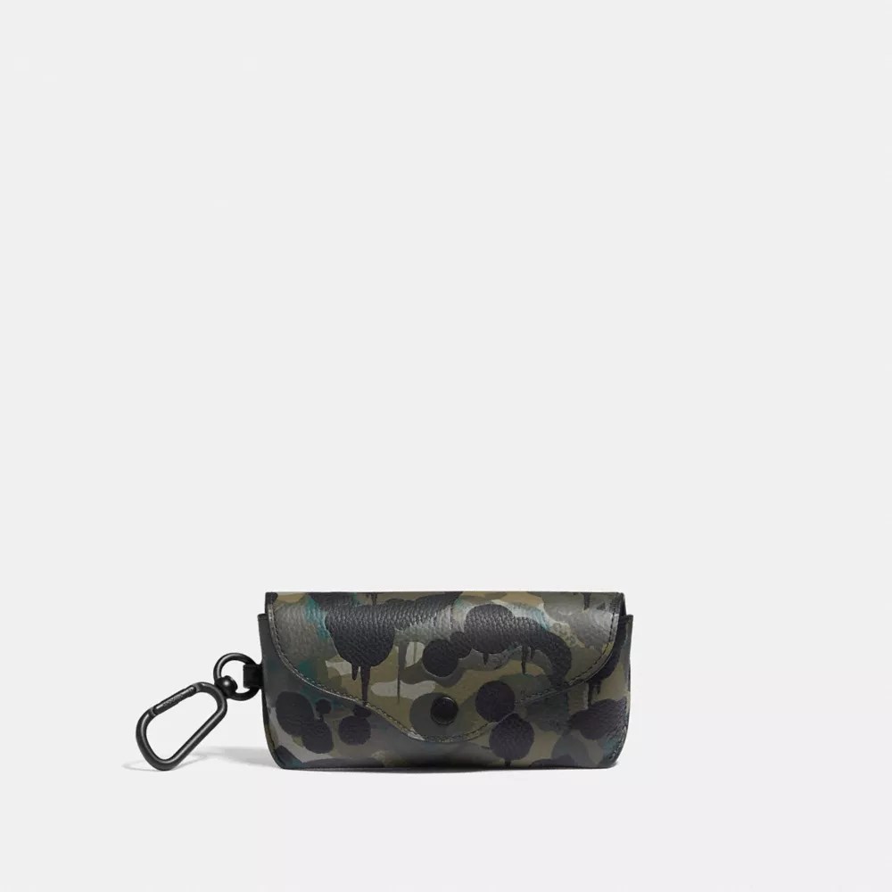 Charter Sunglass Case With Camo Print COACH®