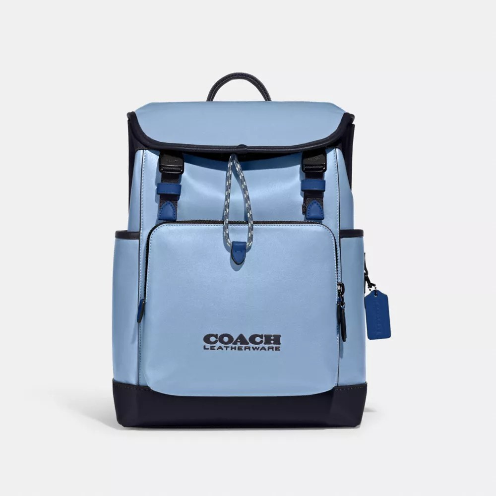 COACH® League Flap Backpack In Colorblock